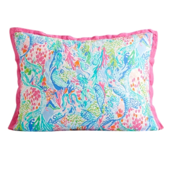 Lilly Pulitzer Pottery Barn Mermaid's Cove Full Sheet Set AND 1 MATCHING SHAM!! - Picture 11 of 15